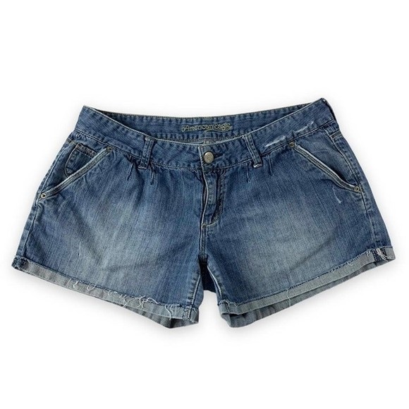 American Eagle Pants - Y2k American Eagle Denim Shorts Women's 12‎